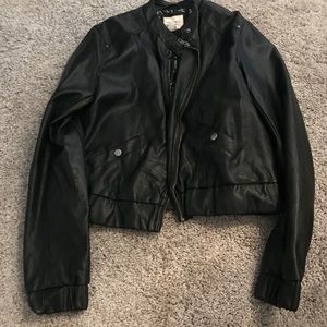 new leather jacket never worn